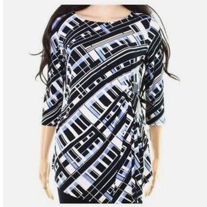 Alfani asymmetrical top with metal hardware